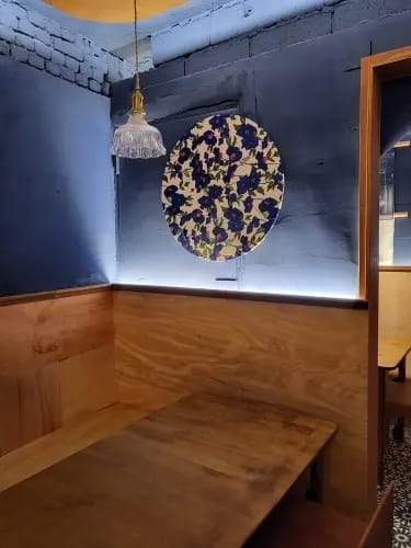 Customer photo review of Copper Pendant Light for Kitchen Island, Clear Glass Shade