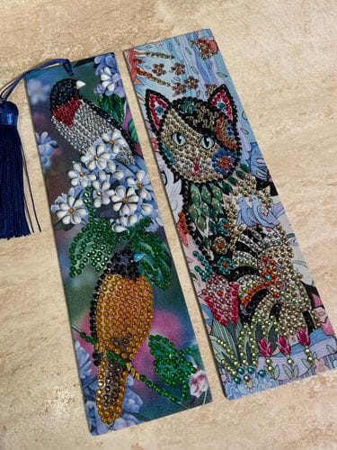 Customer photo review of Decorative Designs | Diamond Painting Bookmarks