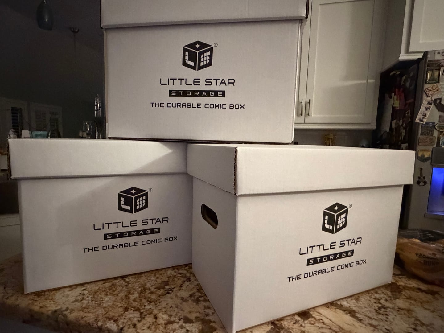 Customer photo review of Short Comic Box - 3 Pack