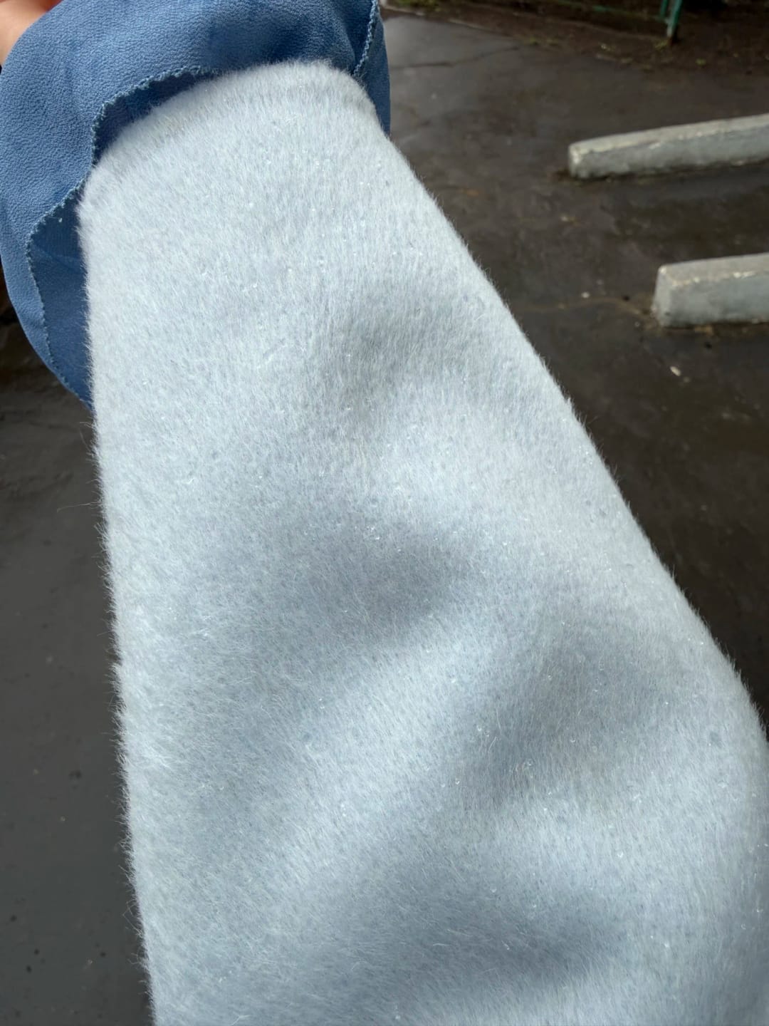 Customer photo review of Emilia - Abrigo largo Doble Botonadura