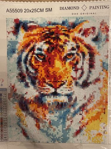 Customer photo review of Surprise Design | Mystery Diamond Painting Kit