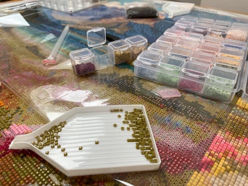 Customer photo review of Diamond Painting Storage Box