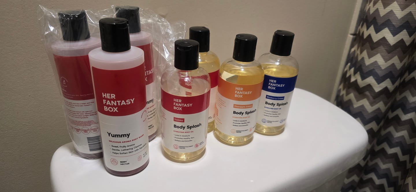 Customer photo review of Body Splash - Skin Smoothing Body Oil  (Yummy)