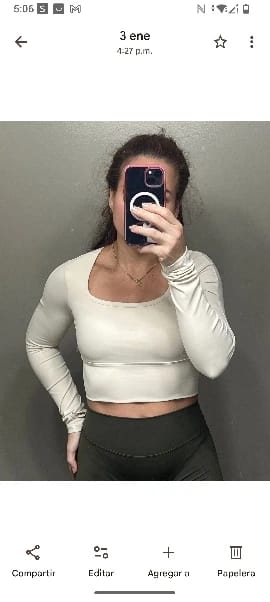 Customer photo review of Yoga For Long Top Long Sleeve