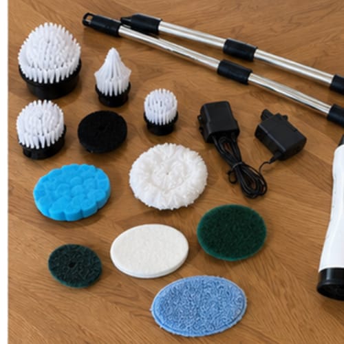 Customer photo review of CleanPro 360 | Brosse de nettoyage rotative électrique sans fil 9 en 1