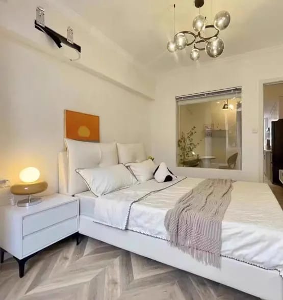 Customer photo review of Glass Chandelier for Living Room, Globe Cluster, 78 cm