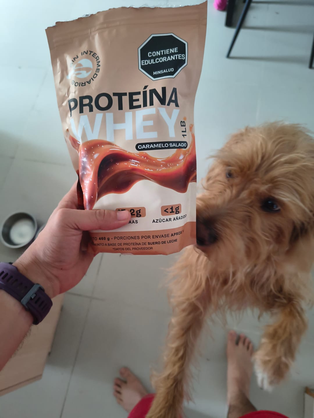 Customer photo review of Proteína Whey - Caramelo Salado