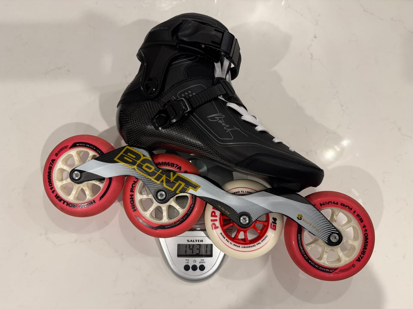 Customer photo review of Semi Race III 195mm Inline Skate Boot