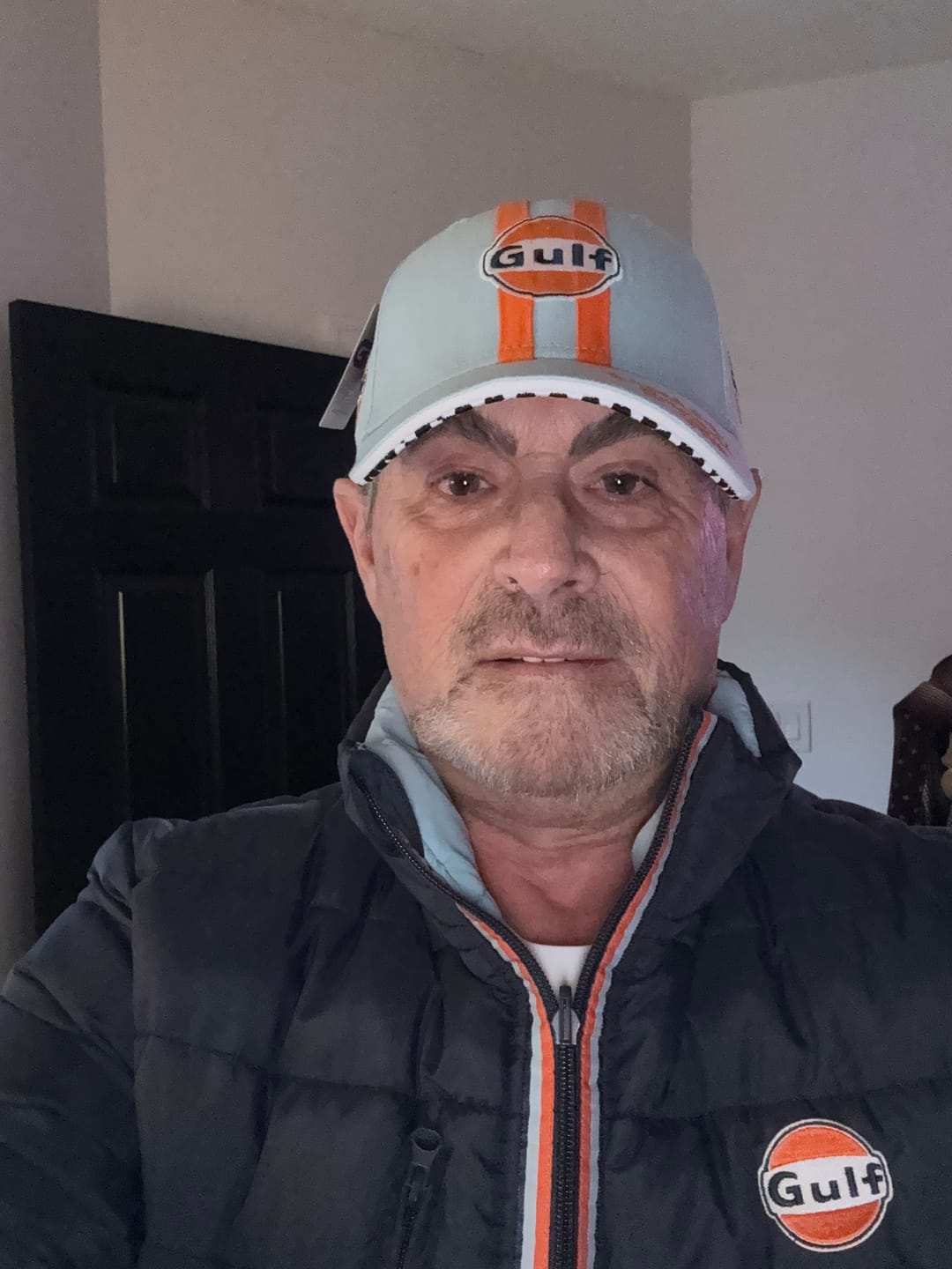 Customer photo review of Gulf 1970 Baseball Cap / Hat in Gulf Blue