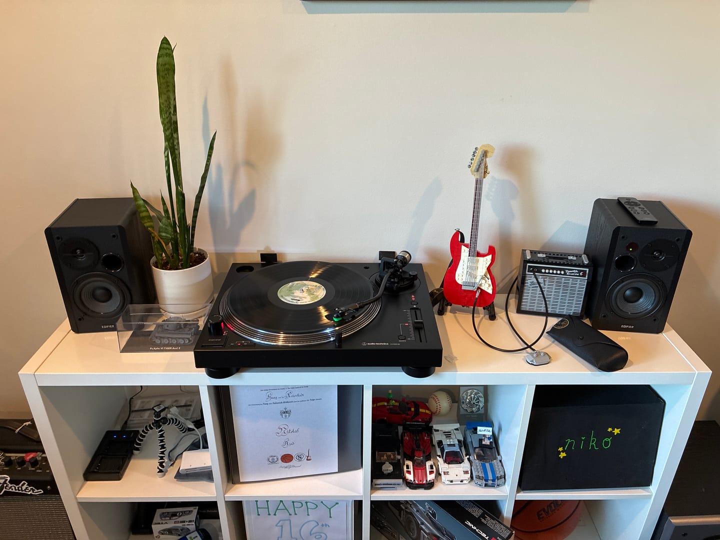 Customer photo review of R1280DBs Powered Bluetooth Bookshelf Speakers(Certified Refurbished)
