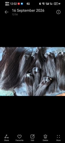 Customer photo review of Vietnamese Super Double Drawn Bone Straight Natural Reseller KIT One