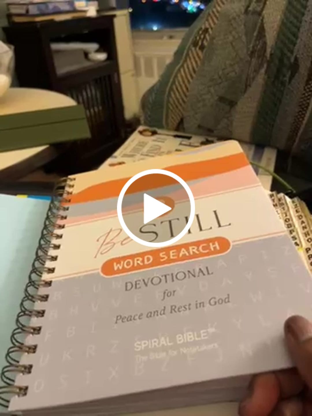 Customer video review of Be Still: Word Search Devotional for Peace & Rest in God
