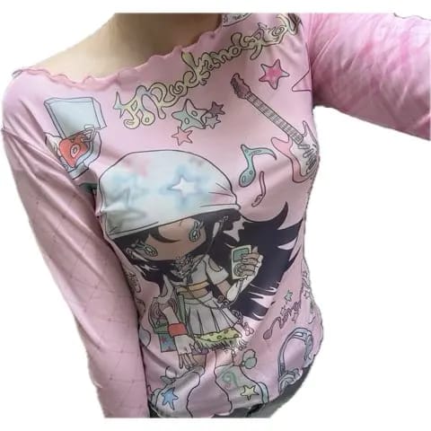 Customer photo review of V-neck Ribbed Knit Top