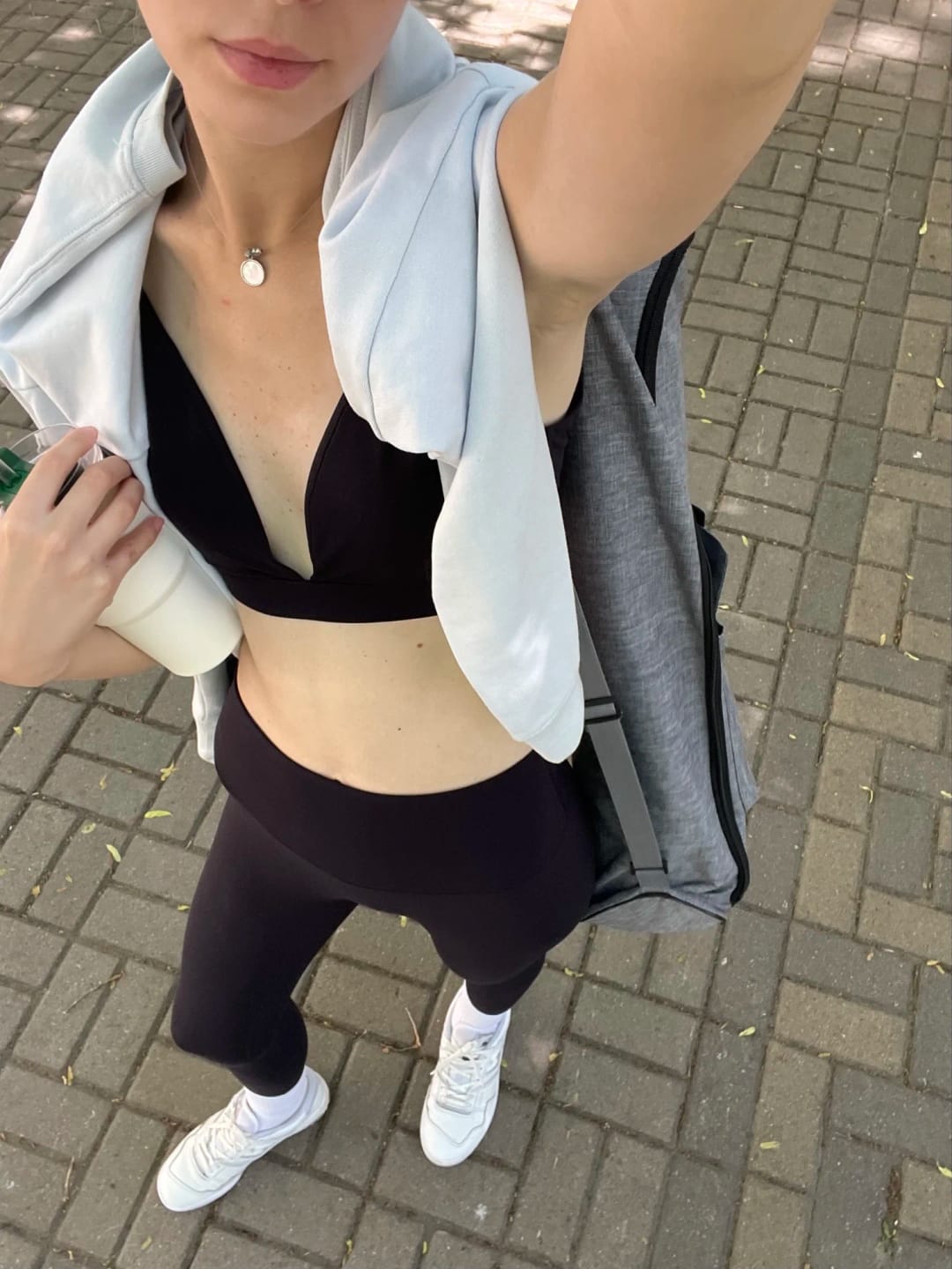 Customer photo review of Hearuisavy Push-Up Sports Bra Top Knit