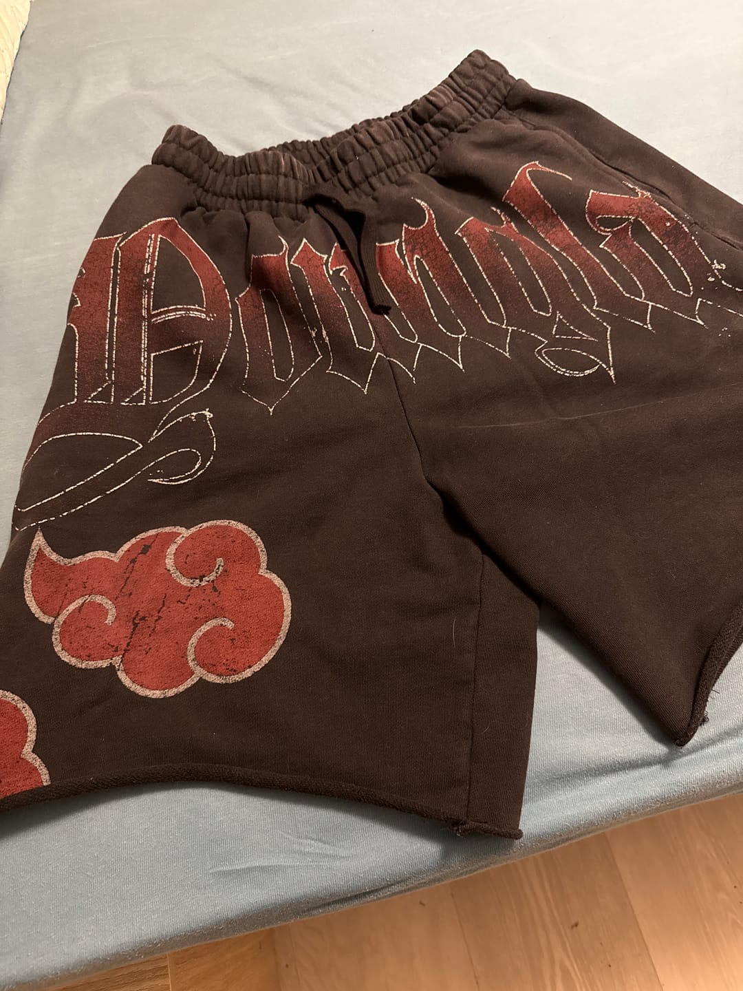 Customer photo review of 1002 - Naruto Sweat Shorts