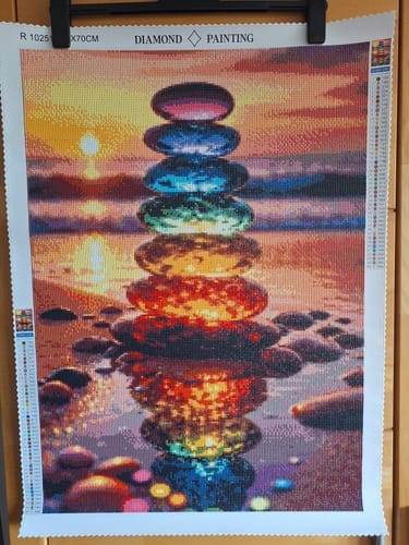 Customer photo review of The Magic of Balance | Diamond Painting Kit