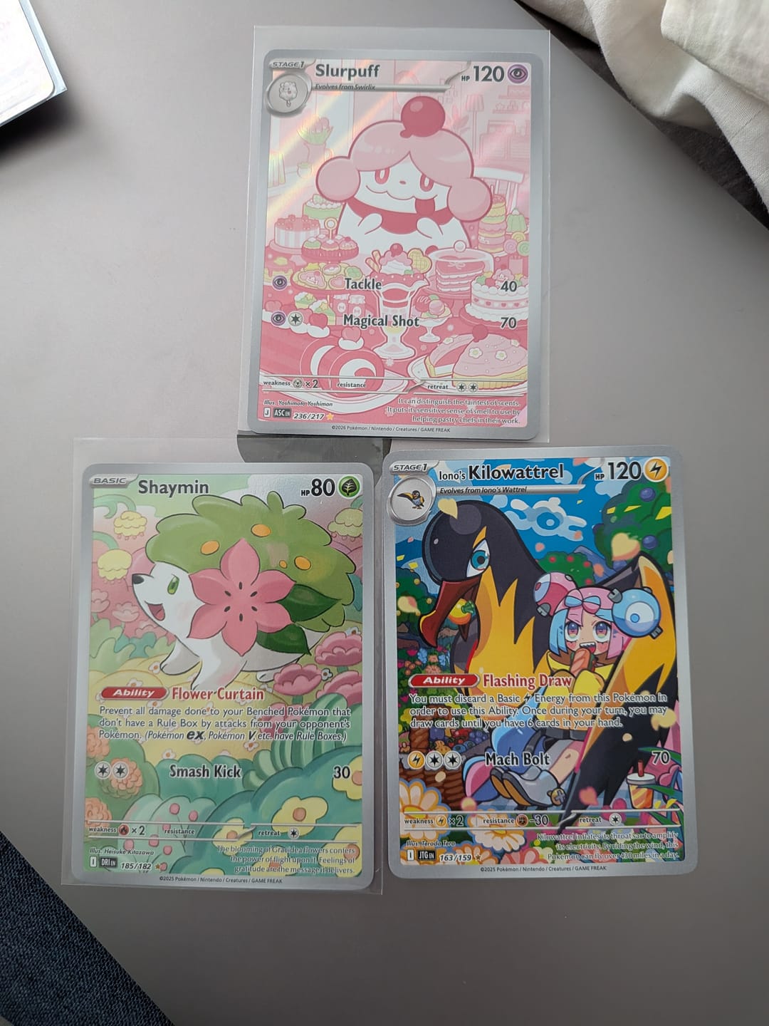 Customer photo review of Pokemon TCG Iono's Kilowattrel 163/159- Journey Together