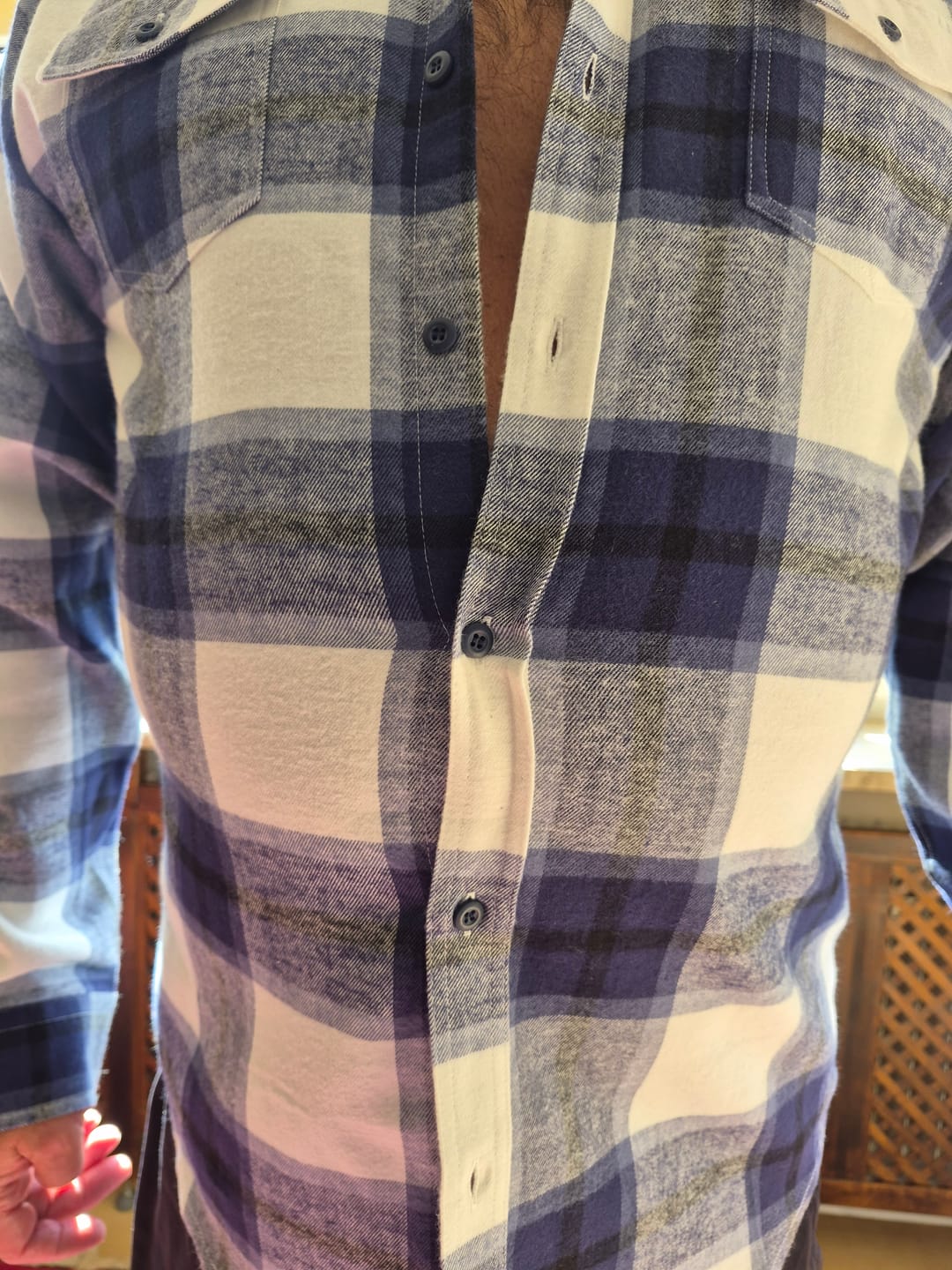 Customer photo review of Holzbrüder® - Unisex Flanellhemd - Summit
