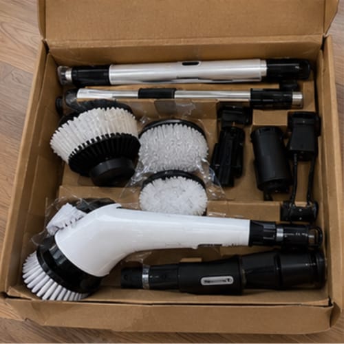 Customer photo review of CleanPro 360 | Brosse de nettoyage rotative électrique sans fil 9 en 1