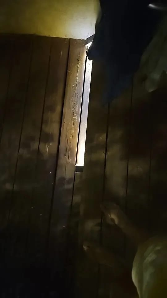 Customer photo review of Solar LED Step Light for Garden, 6-Pack, Triangular, 5.5 cm