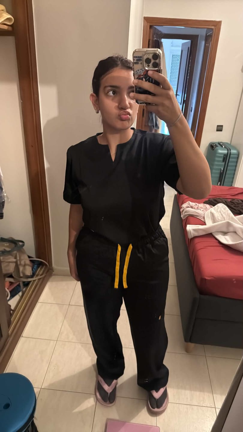Customer photo review of Pyjama de bloc - Stretch Wide Leg
