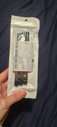 Customer photo review of Waterproof Black Eyeliner Pencil