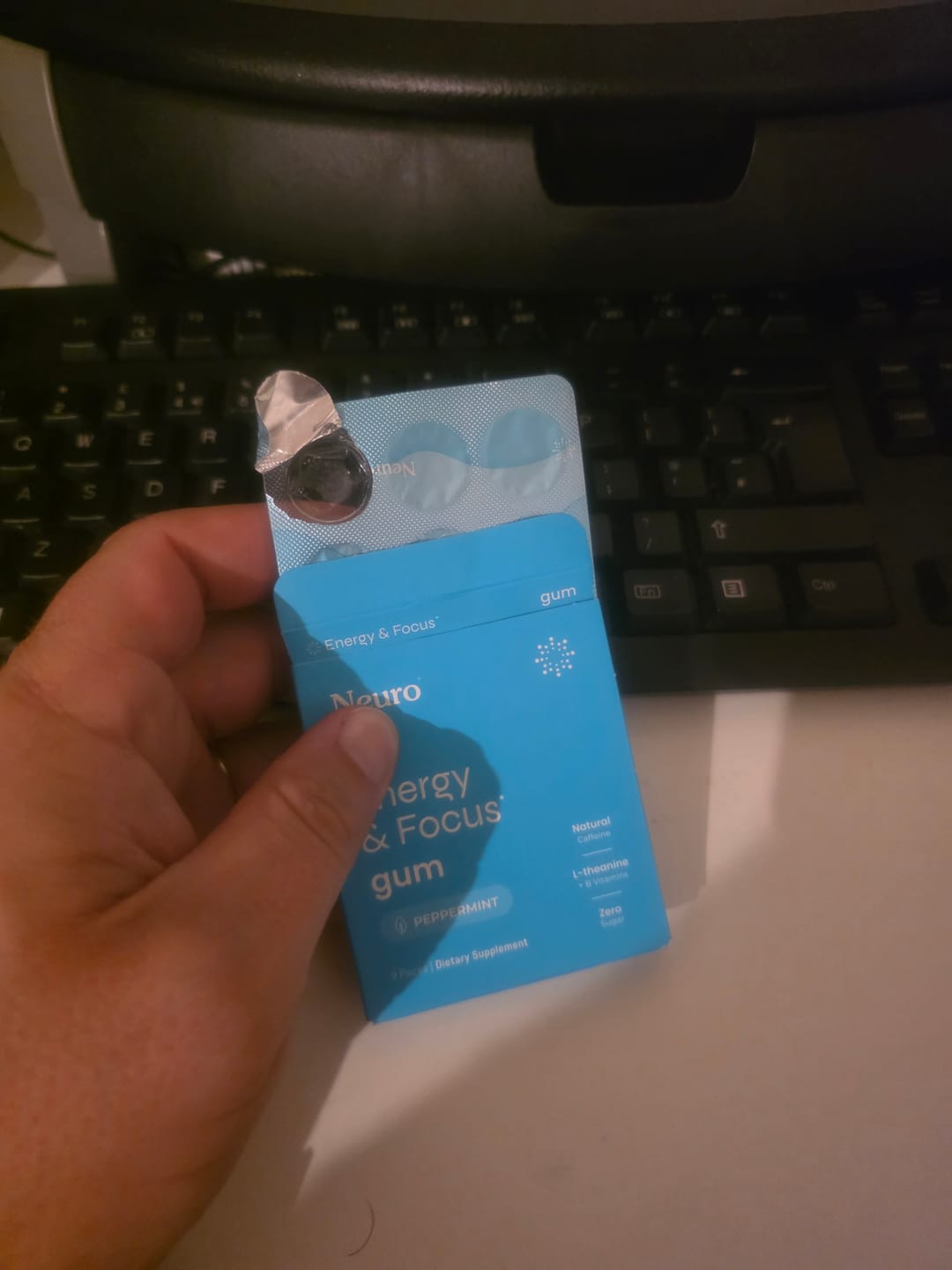 Customer photo review of Memory & Focus Gum