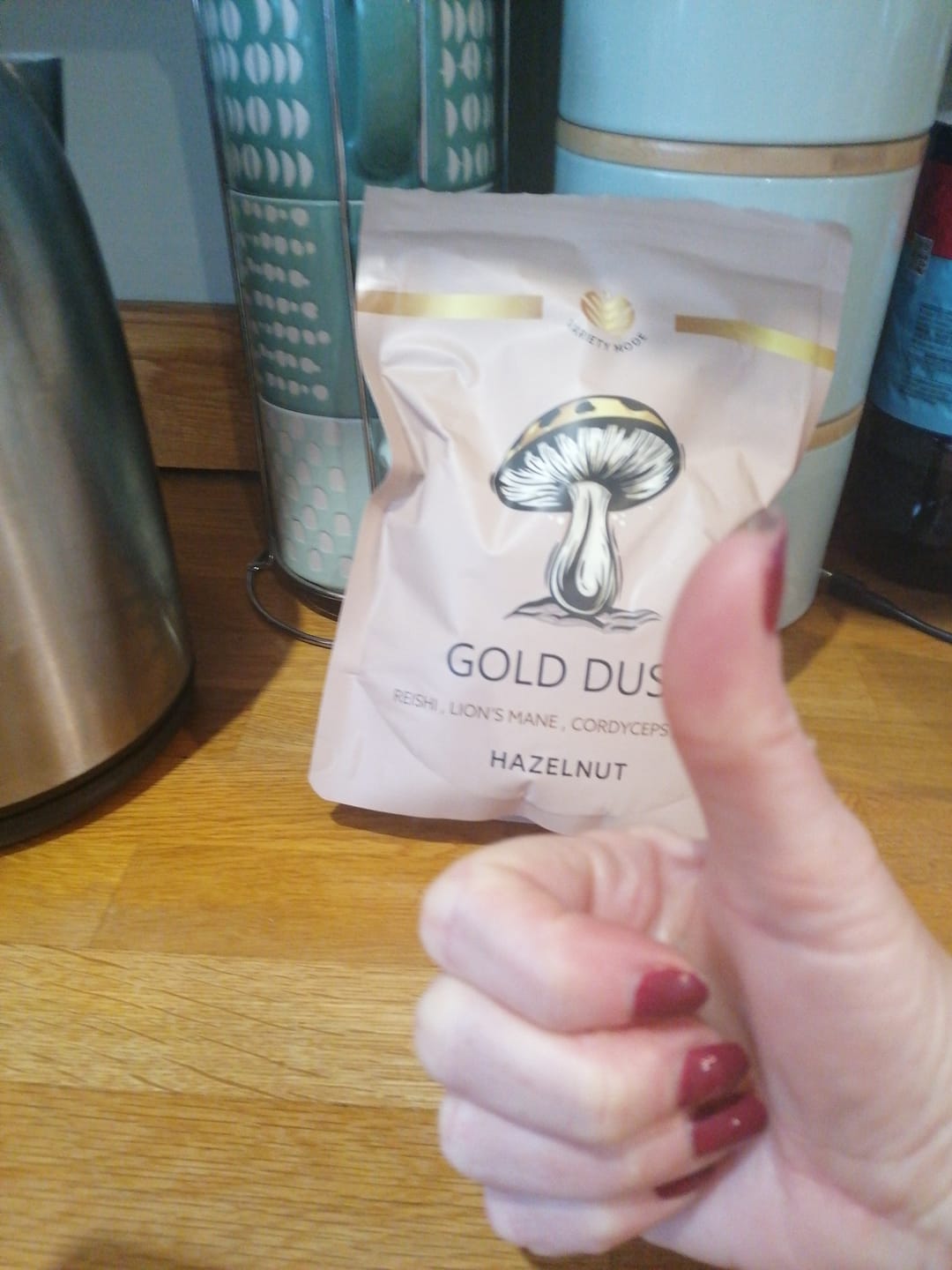 Customer photo review of Gold Dust - Hazelnut