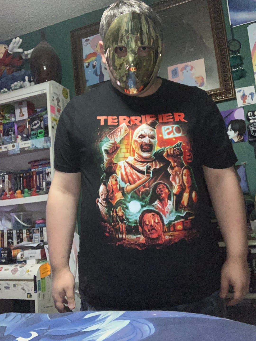 Customer photo review of Terrifier Man Of The Hour T-Shirt