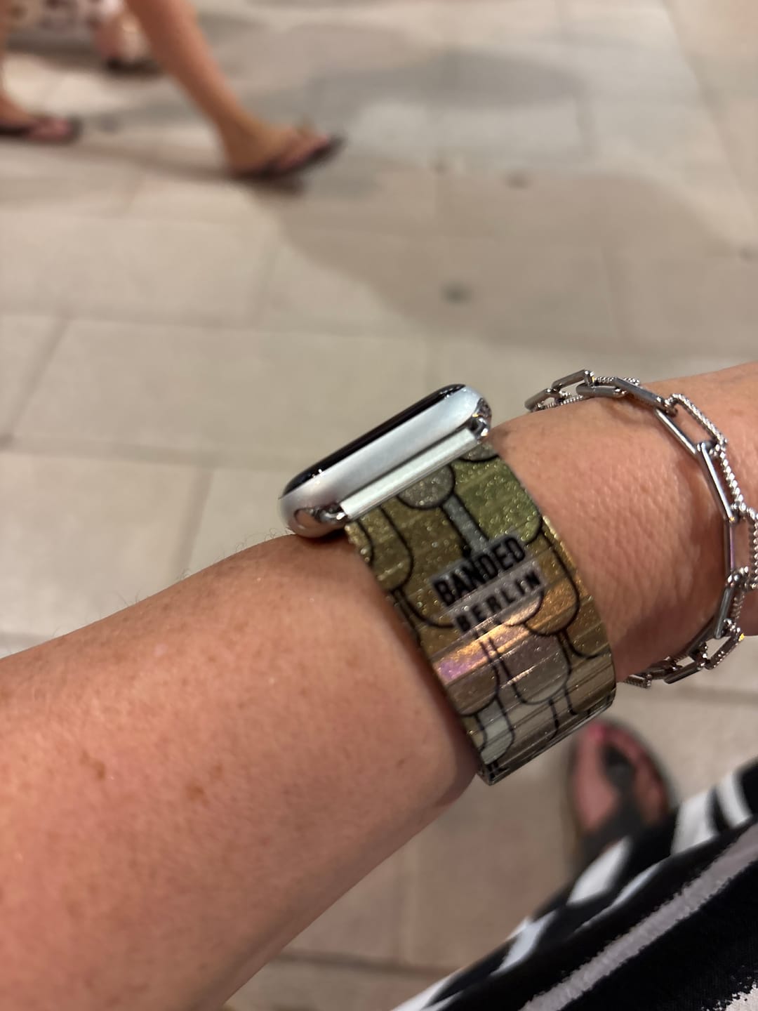 Customer photo review of Metropolis - Midnight Esoteric -  Banded for Smart Watch