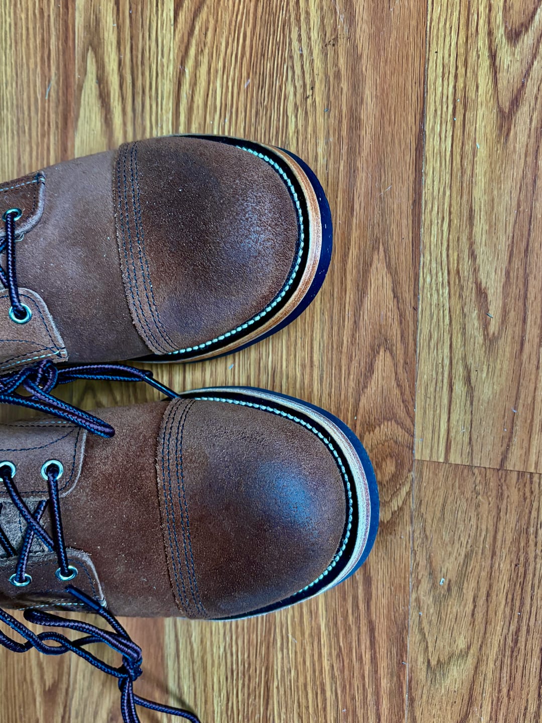 Customer photo review of Classic Paratroop Boots Plus Version - luosjiet®boots -  Dark Brown Oiled Cowhide Reverse
