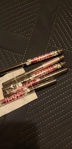 Customer photo review of Waterproof Black Eyeliner Pencil