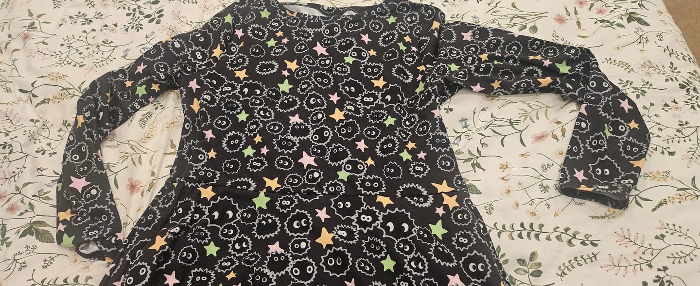 Customer photo review of Sootsprites Anime Long Sleeve Midi Dress