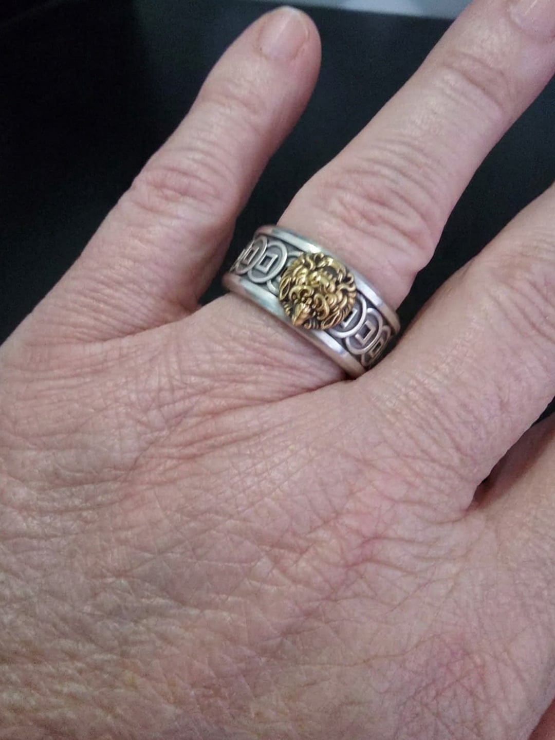 Customer photo review of The Coin Sovereign Pixiu Ring - 80% Off