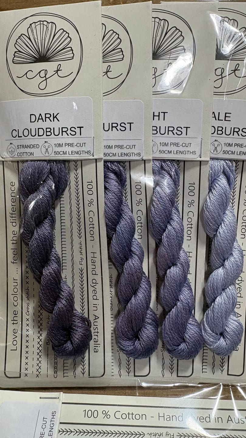 Customer photo review of EMBROIDERY THREAD GRADIENT PACK - CLOUDBURST