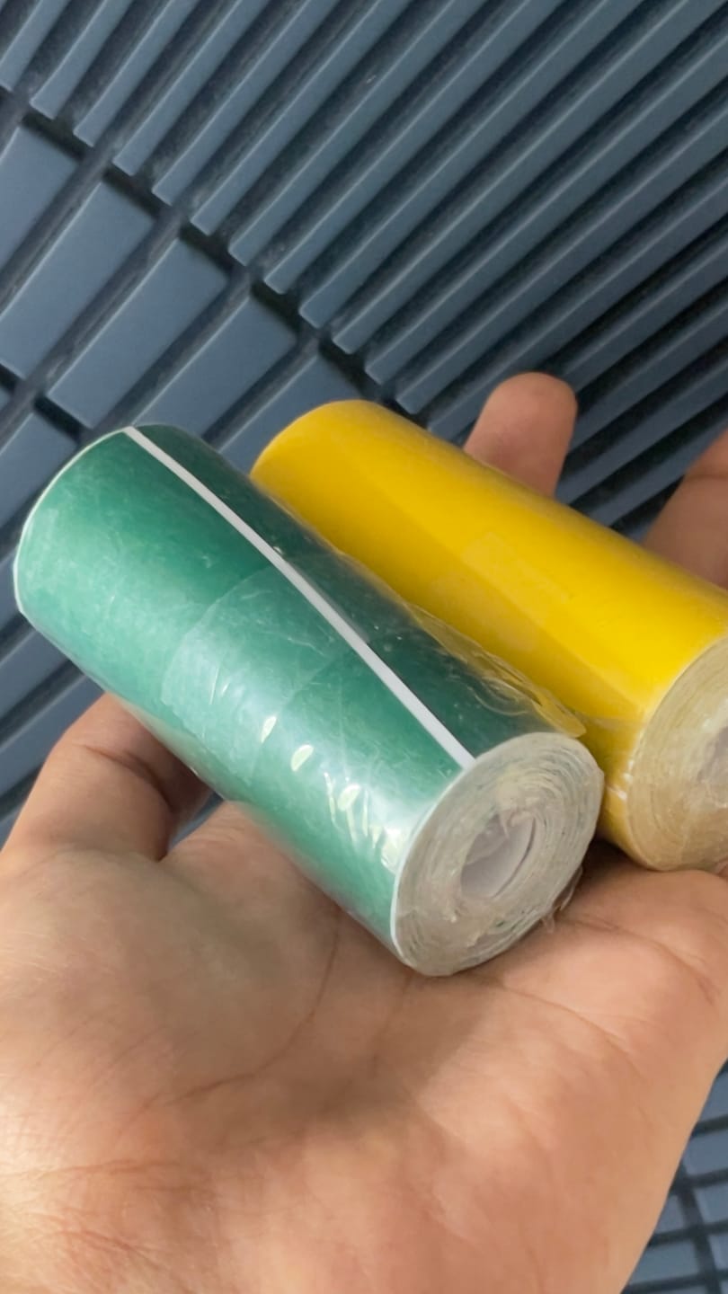 Customer photo review of Multicolor Vastu Color Tape Set – Vastu Remedy for 5 Elements Balance | Ideal for Toilet & Entrance Corrections | 3-4 Inch Wide | 10 Feet | 2 Rolls