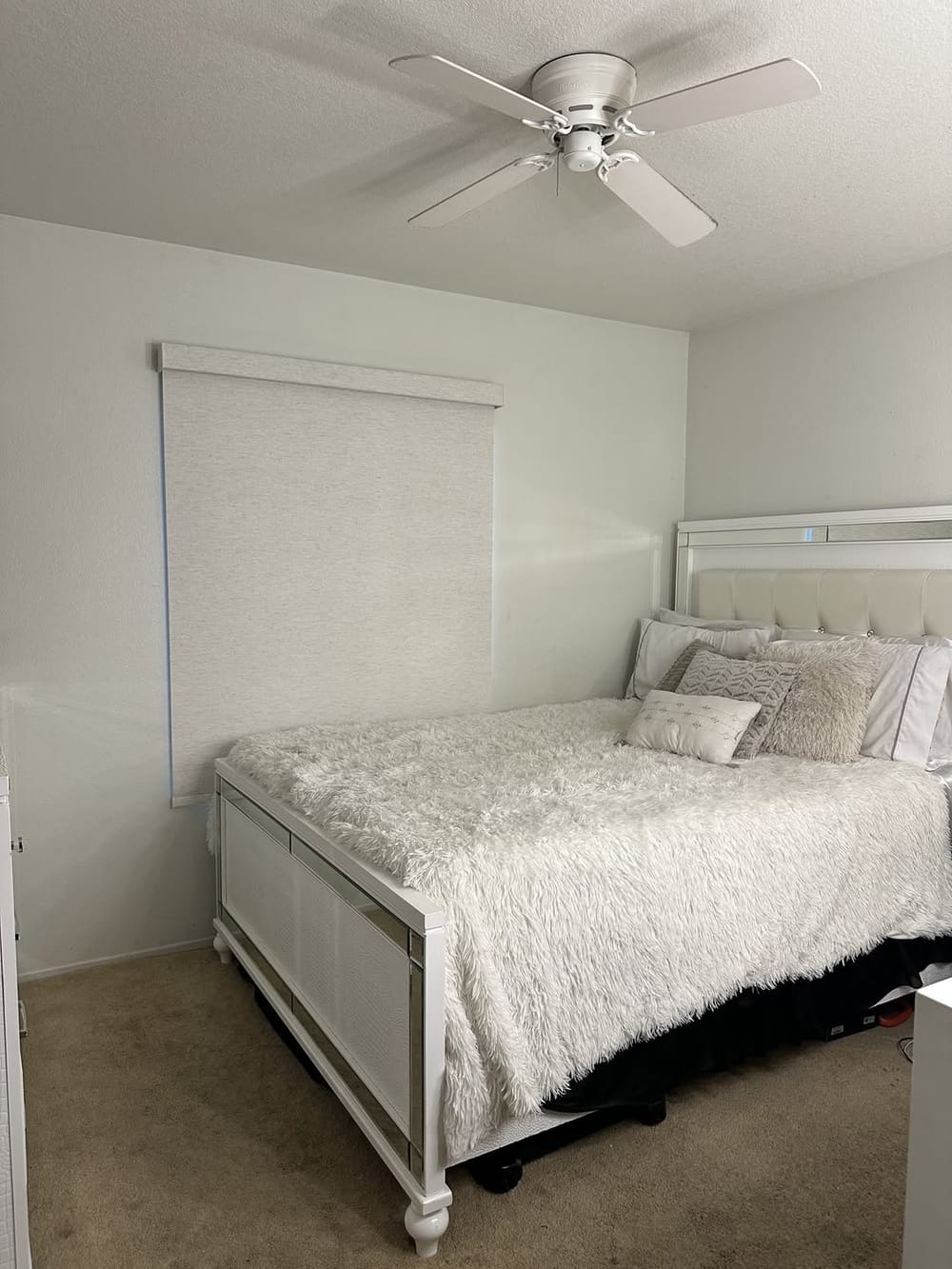 Customer photo review of Charcoal Blackout Roller Shades