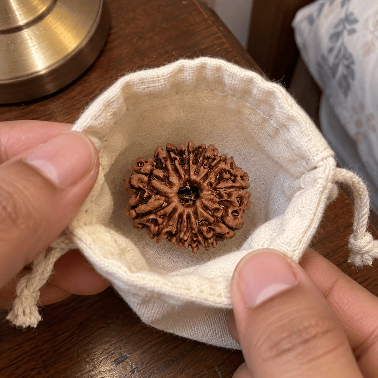 Customer photo review of 12 Mukhi Rudraksha (Nepali)