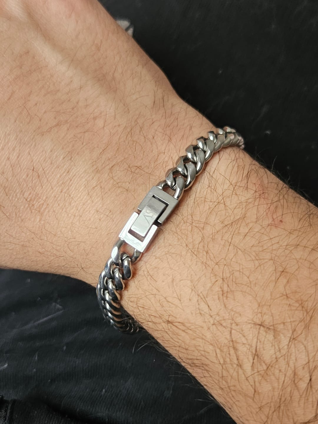 Customer photo review of Pulsera Cuban 8mm