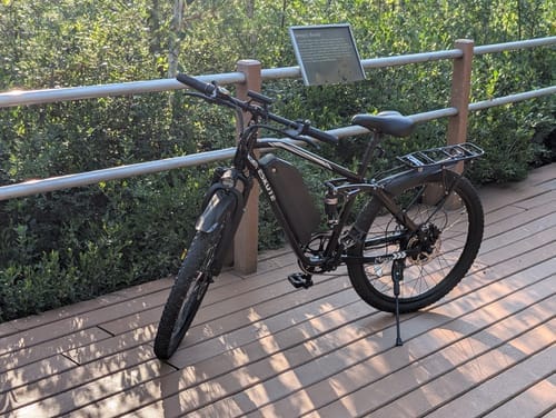 Customer photo review of Eskute® M200F 27.5" Full Suspension Electric Bike