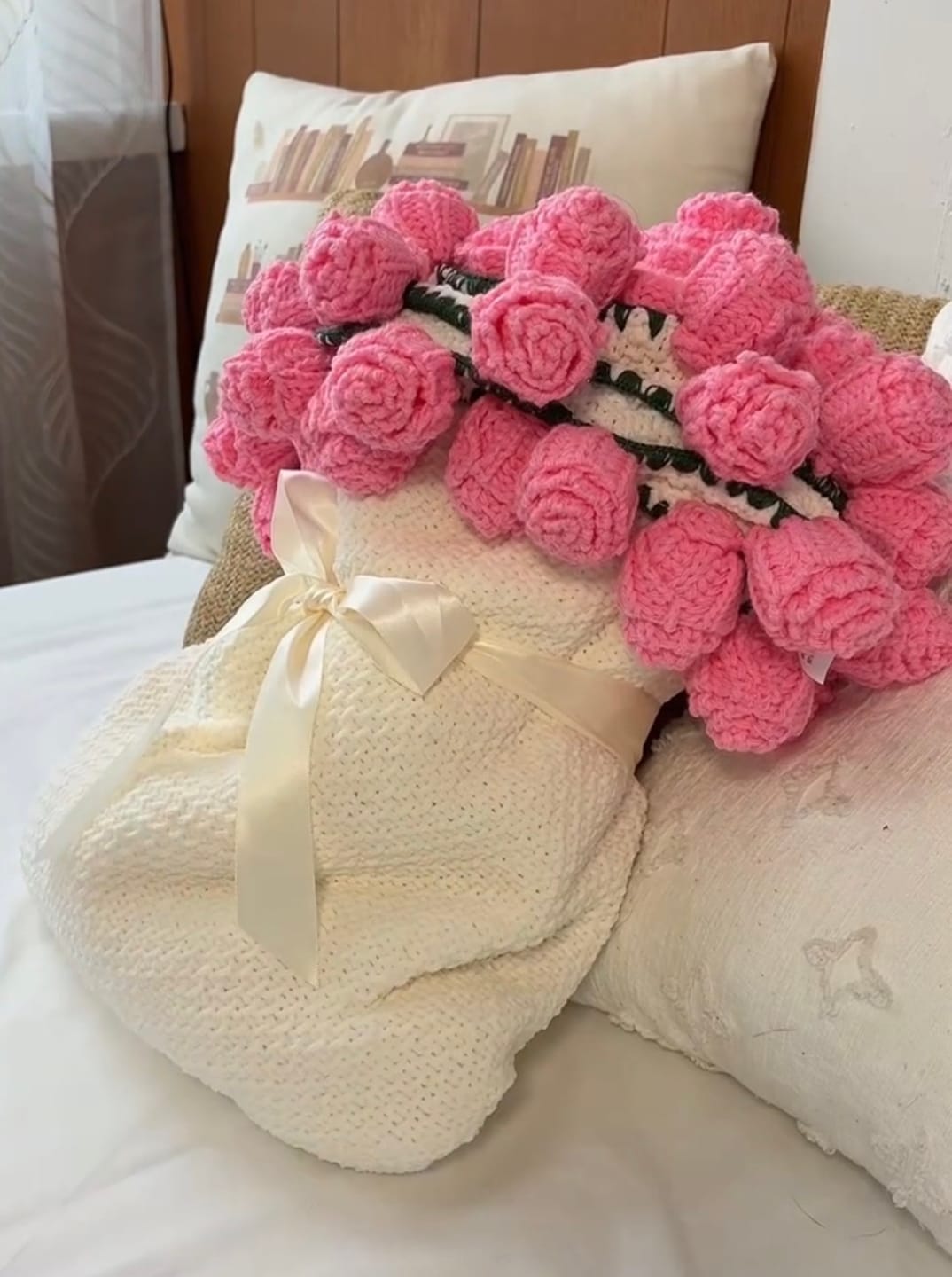 Customer photo review of Bloomie Bouquet Blanket