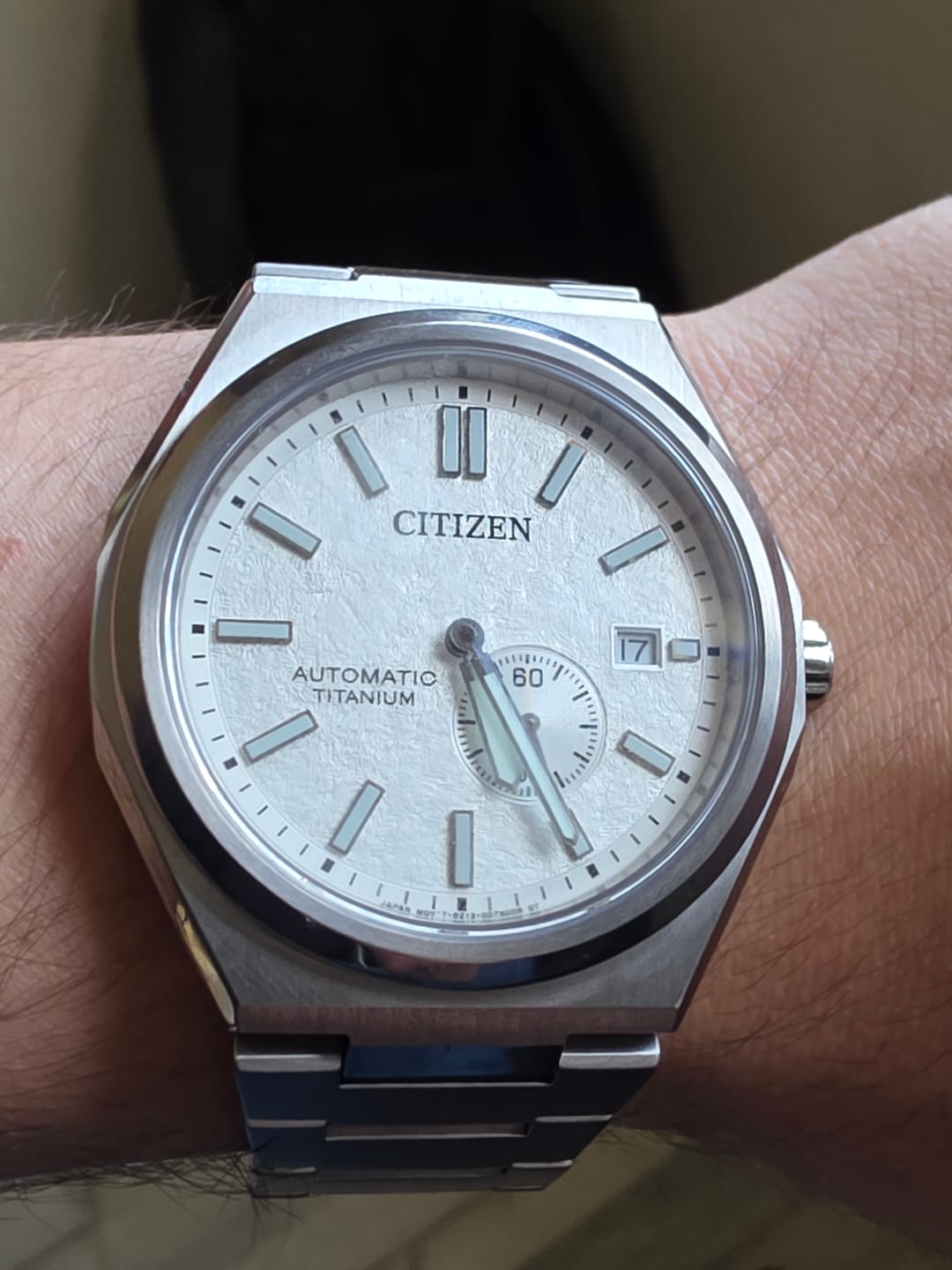 Customer photo review of Reloj Citizen Automatic NJ0180-80A Zenshin Mechanical Super Titanio 40,5mm