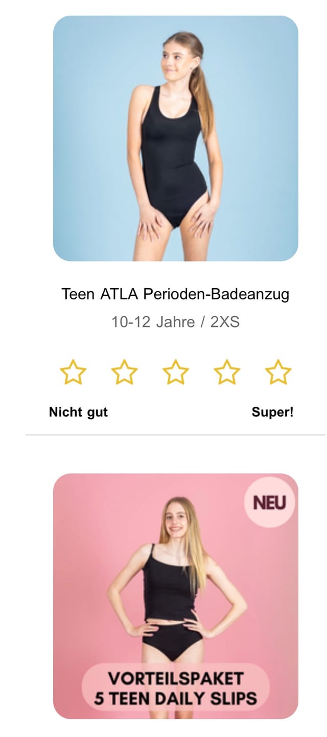 Customer photo review of Teen ATLA Perioden-Badeanzug