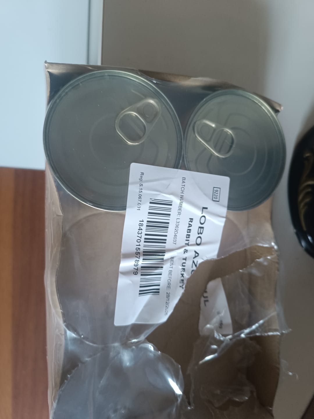 Customer photo review of Paté de Conejo y Pavo 185g