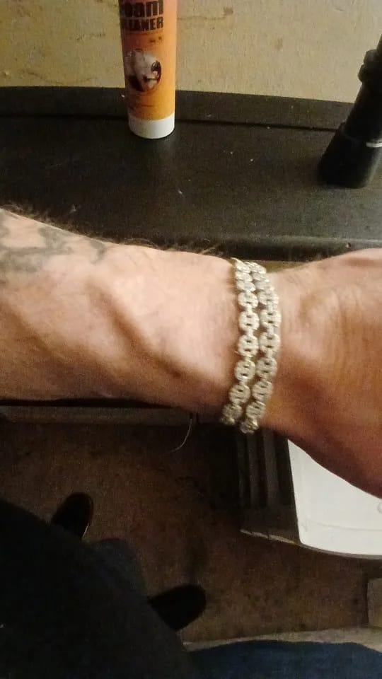 Review photo: 6mm to 10mm Moissanite Mariner Link Bracelet - 925 Silver