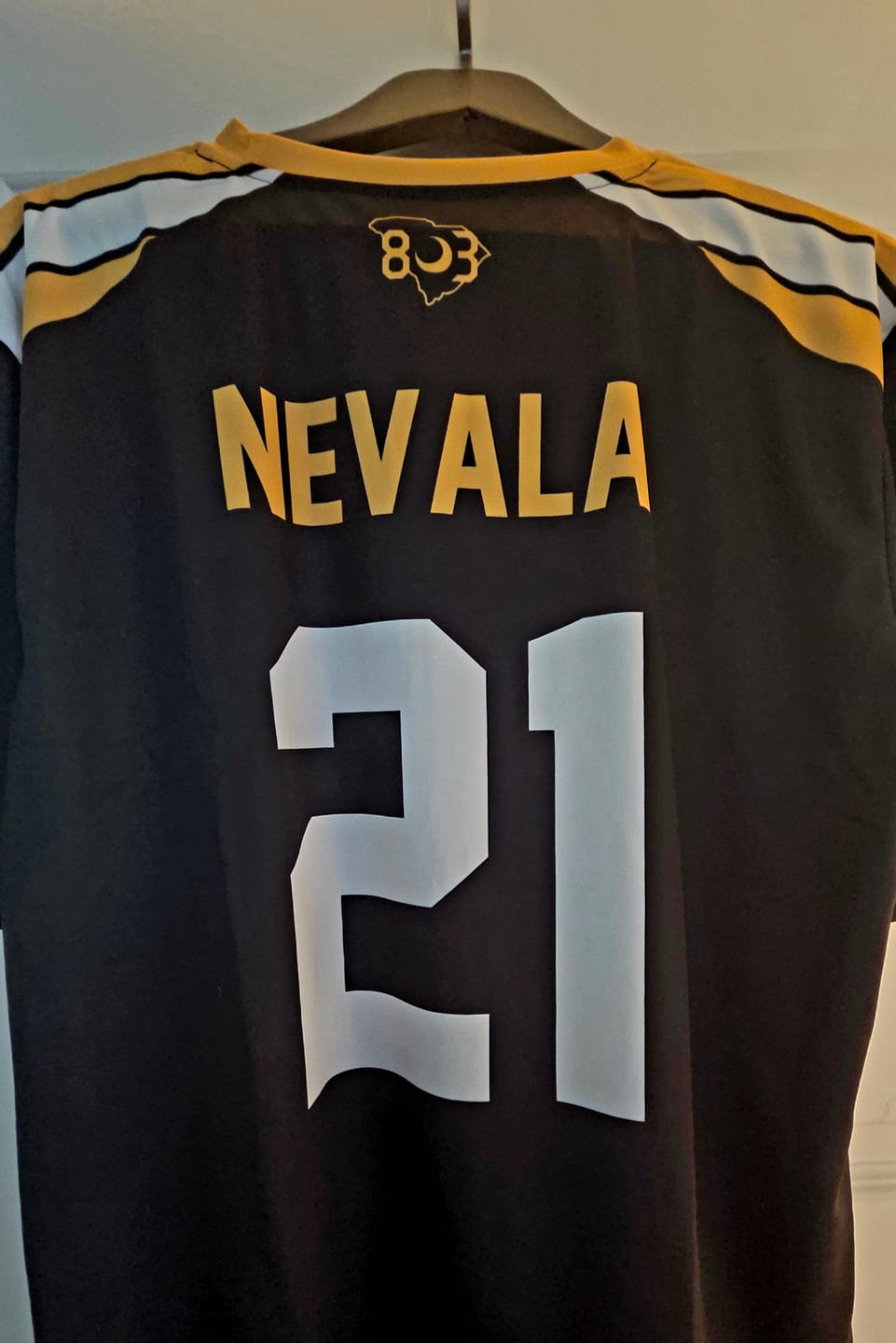 Customer photo review of PRE-SALE: Limited Edition Hometown 803 Black & Gold O'Hara's Public House Jersey