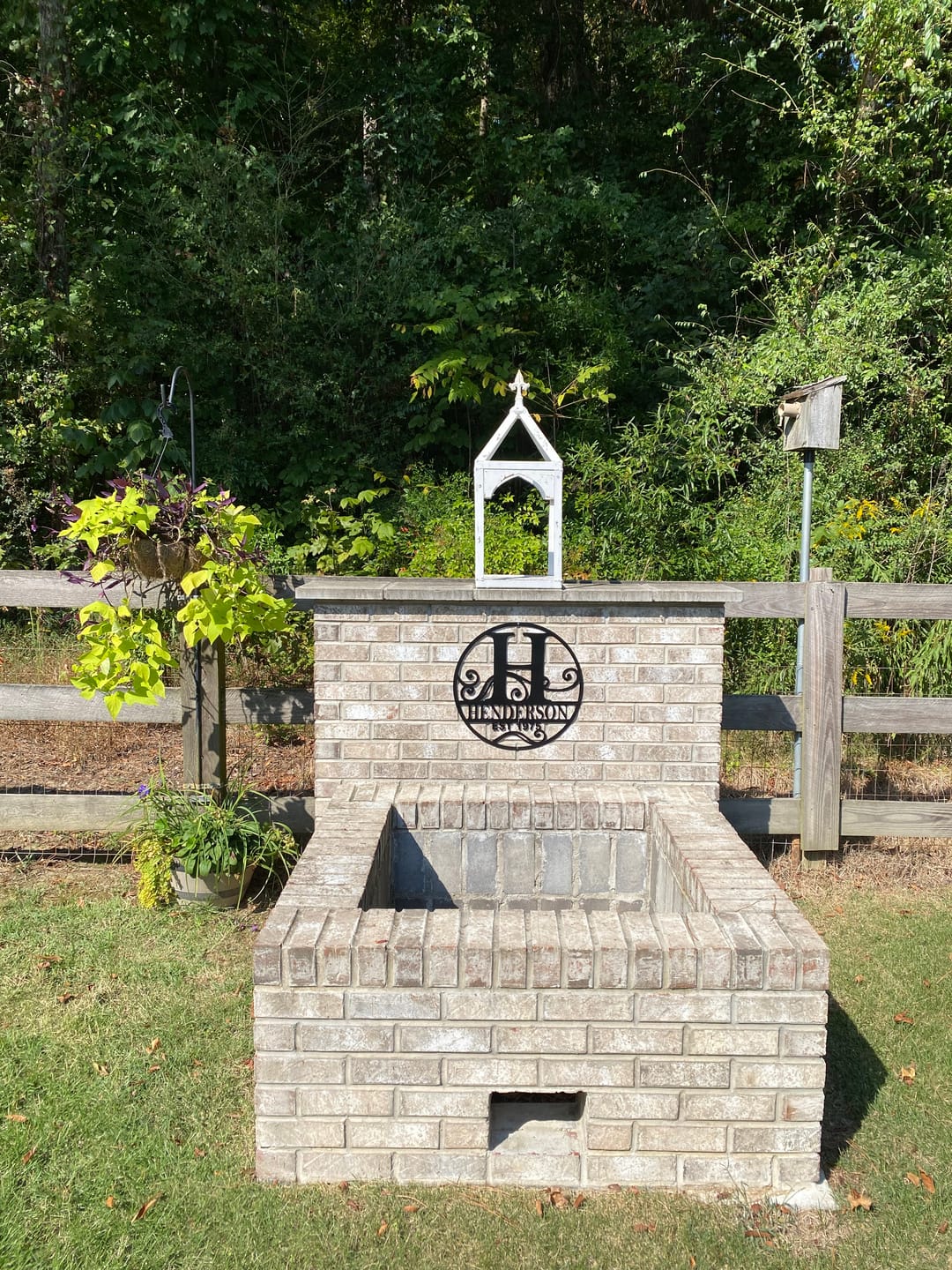 Customer photo review of Spanish Monogram Round Personalized Metal Sign - Name, Initial and EST. Date