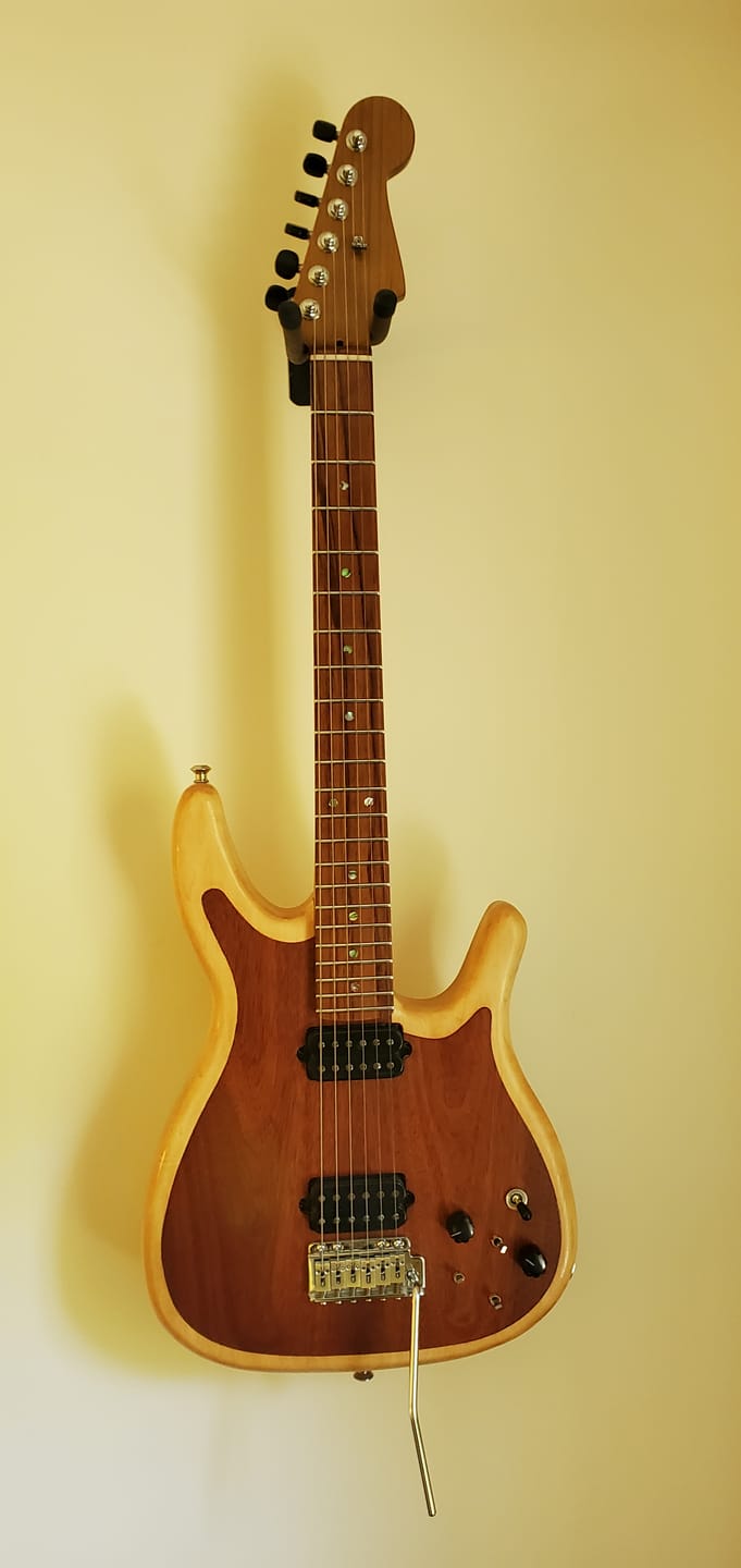 Customer photo review of Basswood Guitar Body Blank - Premium Grade Lightweight Tonewood