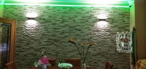 Customer photo review of Black Wall Sconce for Living Room, Up-Down Light, 11.5–30 cm