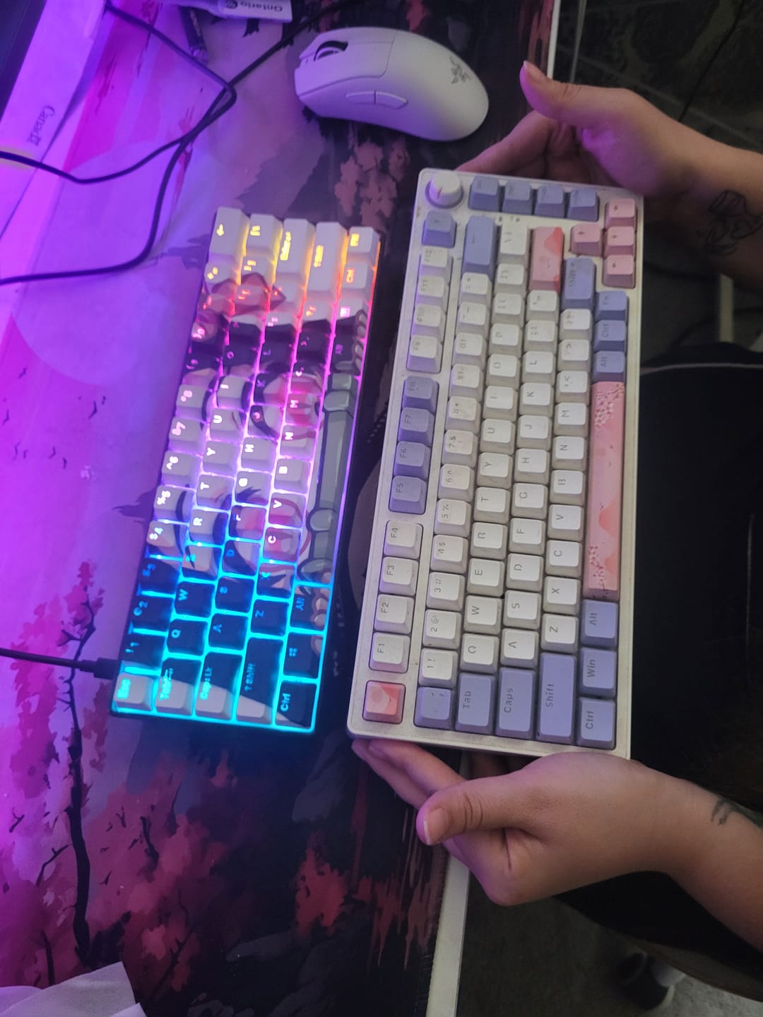 Customer photo review of T60 Keyboard - Custom Design Ref: NX5JMJ2